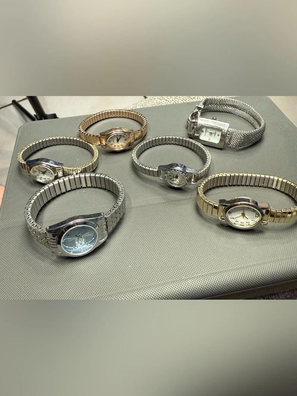 Mixed Estate Jewelry Watch Lot - 6 Womens Vintage Quartz Watches For Parts Craft